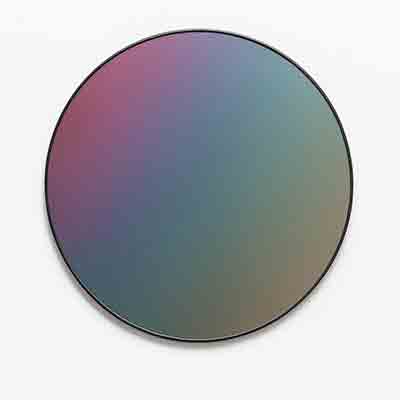 100mm amorphous silicon wafer with smooth reflective surface
