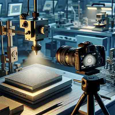 Cadmium Selenide Substrate Calibration a Camera