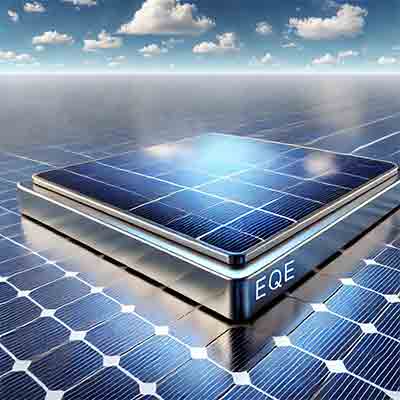 gallium arsenide solar cells with high EQE efficiency. 