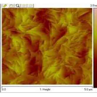 gallium nitride on silicon roughness