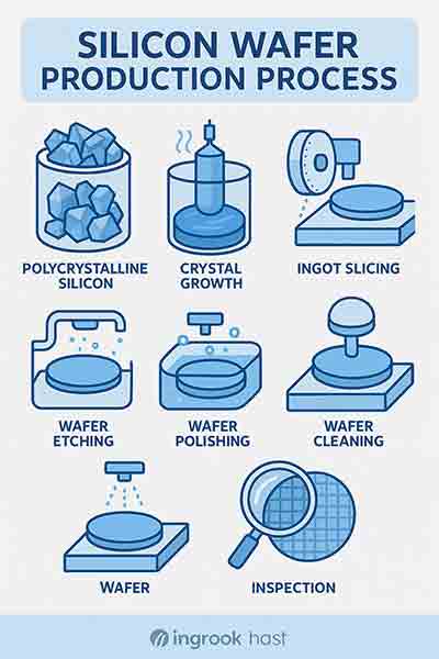 SIlicon Wafer Production Steps