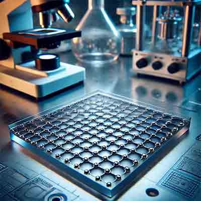  substrate coated with SiO₂, prepared for the fabrication of a MEMS device.