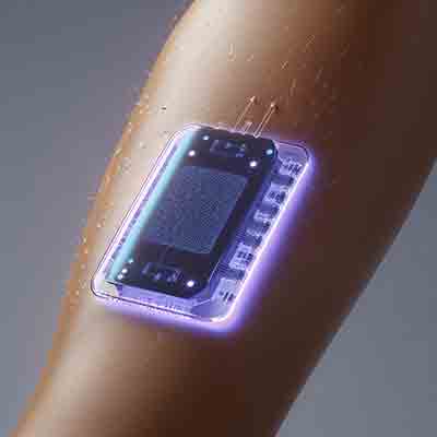 Thin Film Transistor (TFT) on Skin